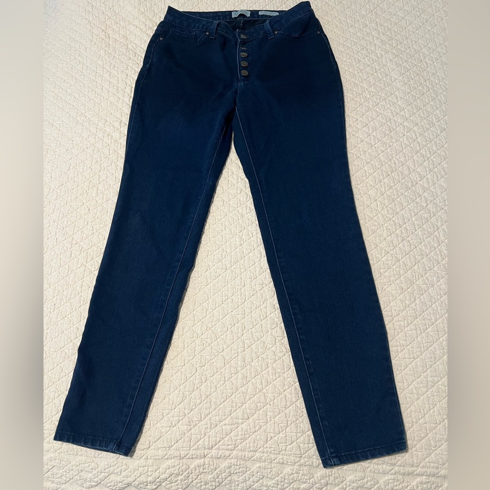 Jessica Simpson Vintage High Rise Dark Blue Jeans